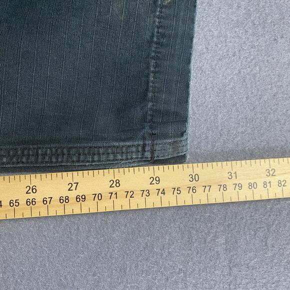 Carhartt Cargo Pants Mens 37x30 Black Relaxed Fit Double Knee Workwear Utility - Picture 15 of 16